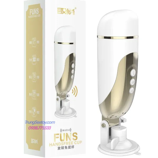 Âm đạo giả tự động Funs Hands Free Cup