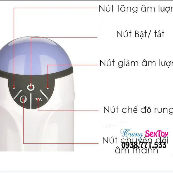 Âm đạo giả Nanotoys Air Robot co bóp cực đỉnh