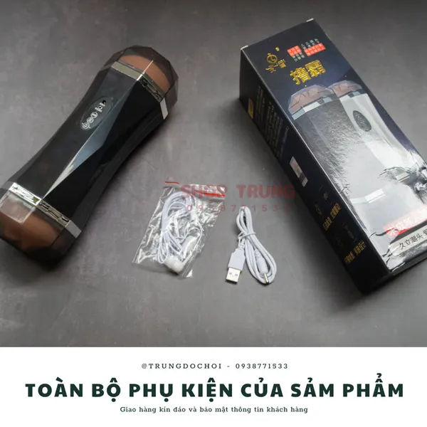 Âm đạo giả 2 đầu có rung rên siêu đỉnh 