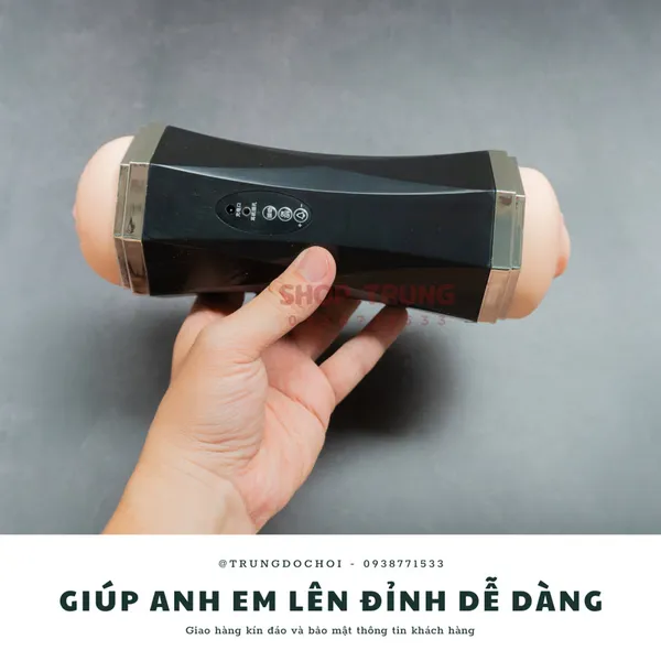 Âm đạo giả 2 đầu có rung rên siêu đỉnh 