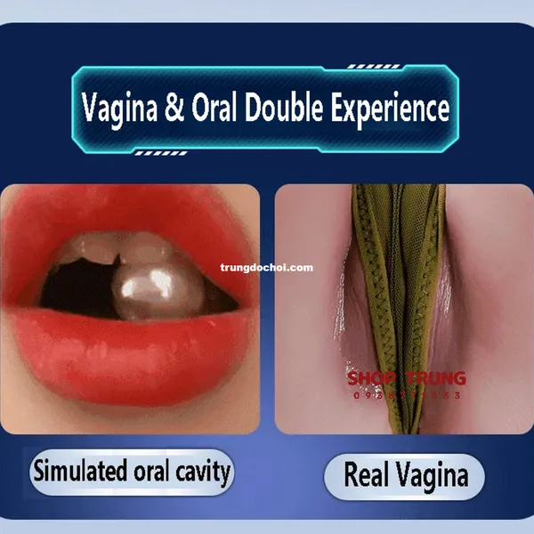 Âm Đạo Giả Hai Đầu Màu Đen Có Nhiệt Độ