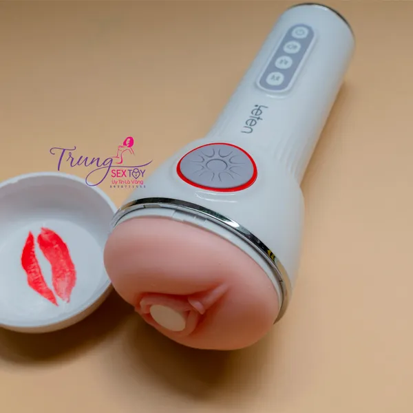 Âm  đạo giả tự động Leten bú mút rung 10 chế độ âm thanh cực phê