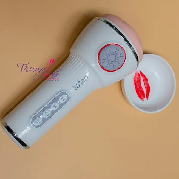 Âm  đạo giả tự động Leten bú mút rung 10 chế độ âm thanh cực phê