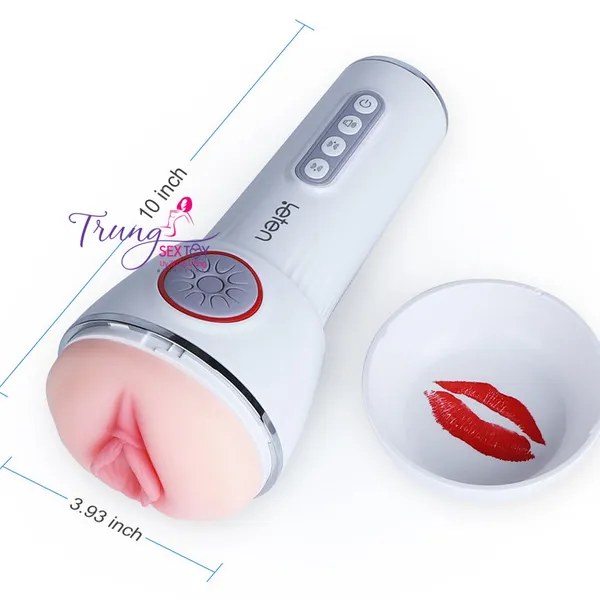 Âm  đạo giả tự động Leten bú mút rung 10 chế độ âm thanh cực phê