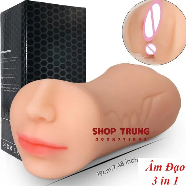 Âm Đạo Giả SIlicon Hai Đầu Mini Đa Năng Cho Nam