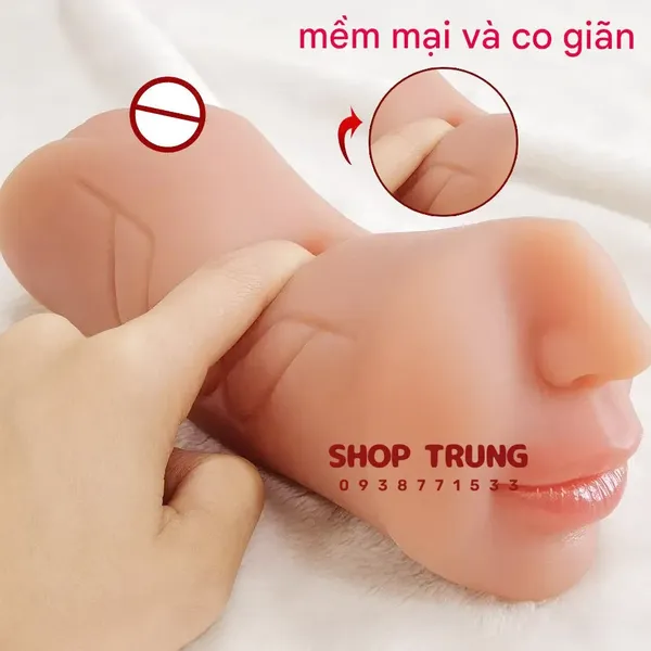 Âm Đạo Giả SIlicon Hai Đầu Mini Đa Năng Cho Nam