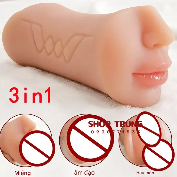 Âm Đạo Giả SIlicon Hai Đầu Mini Đa Năng Cho Nam