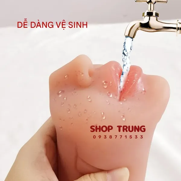 Âm Đạo Giả SIlicon Hai Đầu Mini Đa Năng Cho Nam