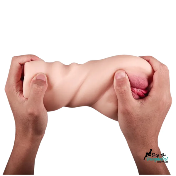 Âm Đạo Giả Hai Lỗ Rãnh Ngang Cầm Chắc Tay, Dùng Được Cả Hai Đường