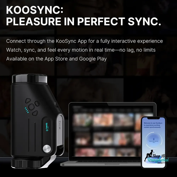 Máy Thủ Dâm Tự Động Kaotik Labs The Shotty - Xoay Thụt Tự Động, Kết Nối App