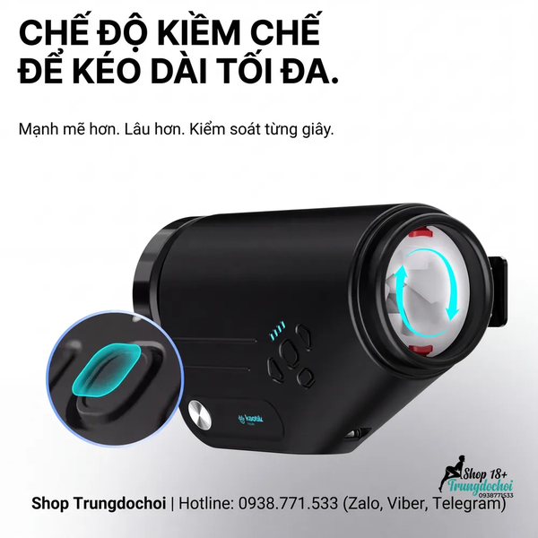Máy Thủ Dâm Tự Động Kaotik Labs The Shotty - Xoay Thụt Tự Động, Kết Nối App