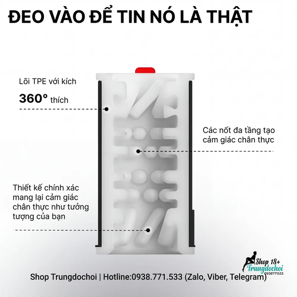 Máy Thủ Dâm Tự Động Kaotik Labs The Shotty - Xoay Thụt Tự Động, Kết Nối App