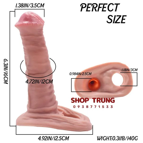 Bao Cao Su Đôn Cu Ngựa Size Nhỏ Có Quai Cố Định