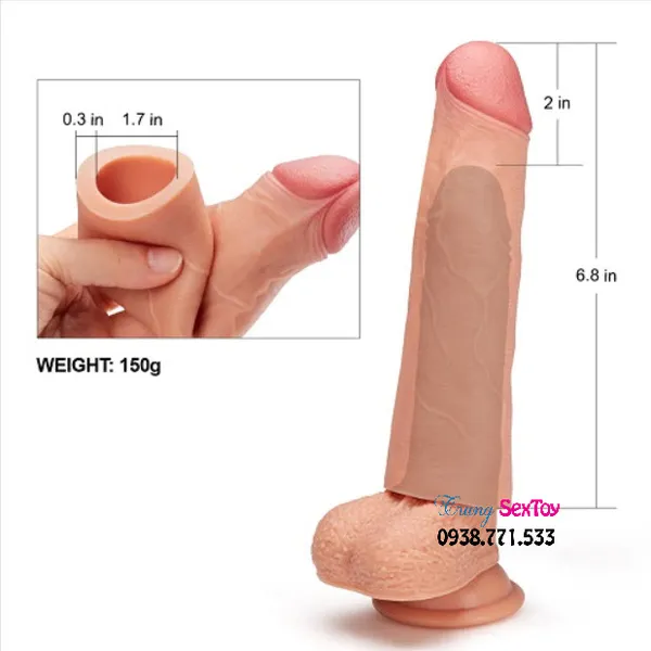 Bao Cao Su Đôn Dên Lovetoy Nature Tăng Kích Thước Cho Nam