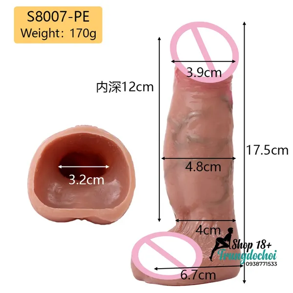 Bao Đôn Bọc Bìu - Tăng Kích Thước An Toàn, Kéo Dài Thời Gian