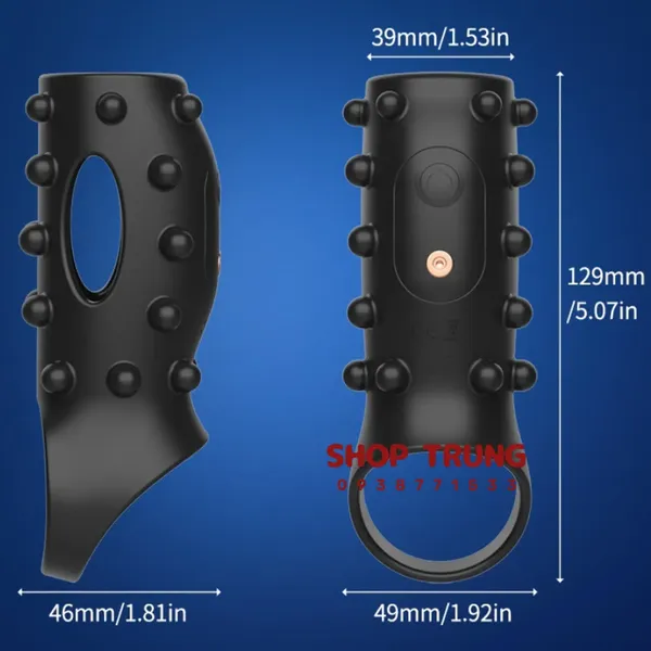 Bao Cao Su Có Gai 10 Chế Độ Rung Nâng Tầm Bản Lĩnh, Bùng Nổ Cảm Xúc