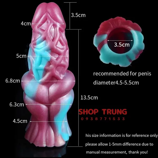 Bao Cao Su Đôn Dên Silicone Lỏng Siêu Mềm Tăng Kích Thướ