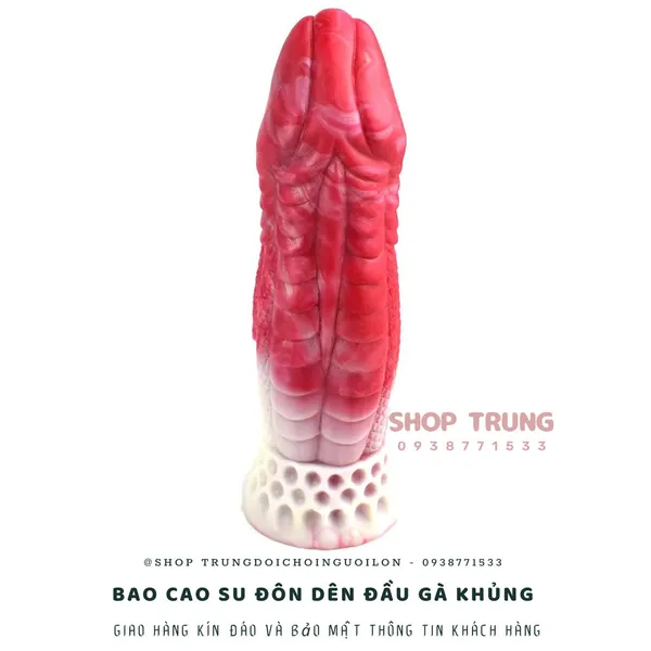 Bao cao su đôn dên có quai deo khủng Alien Penis