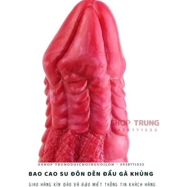 Bao cao su đôn dên có quai deo khủng Alien Penis