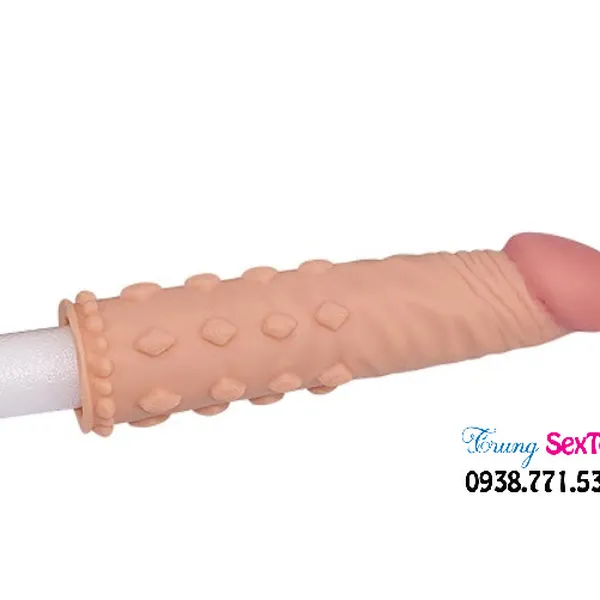 Bao Cao Su Đôn Dên LoveToy X-Tender 3 Nhiều Gai Silicon Mềm Mịn Tăng 3cm