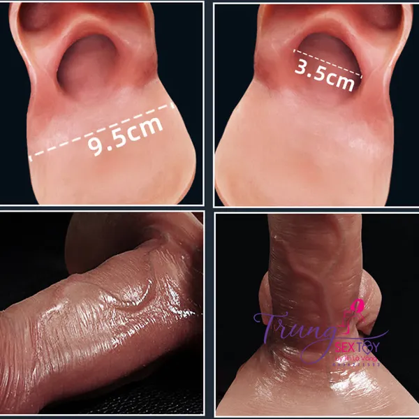 Bao Cao Su Đôn Dên Như Thật Silicon Mềm Mịn