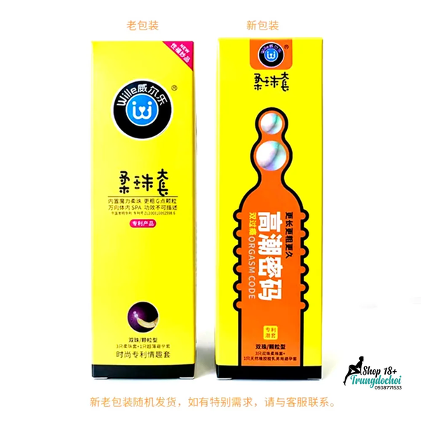 Bao Cao Su Gai Wille 2 Bi Hộp 3 Cái: Gói Nhỏ Để Hai Người Thử Trước