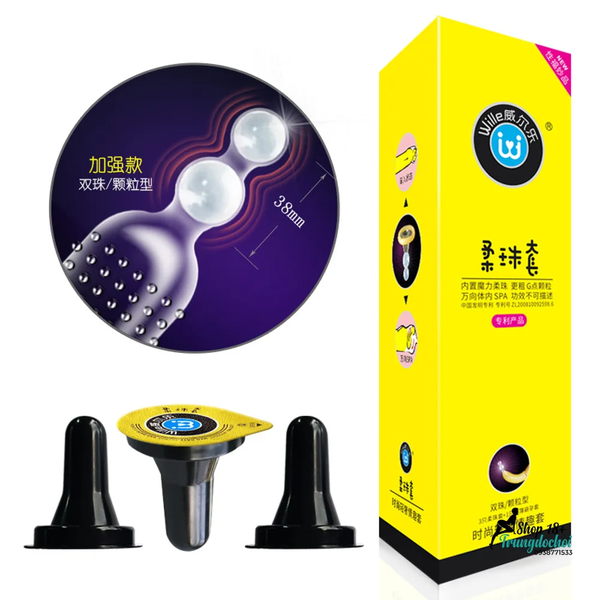 Bao Cao Su Gai Wille 2 Bi Hộp 3 Cái: Gói Nhỏ Để Hai Người Thử Trước