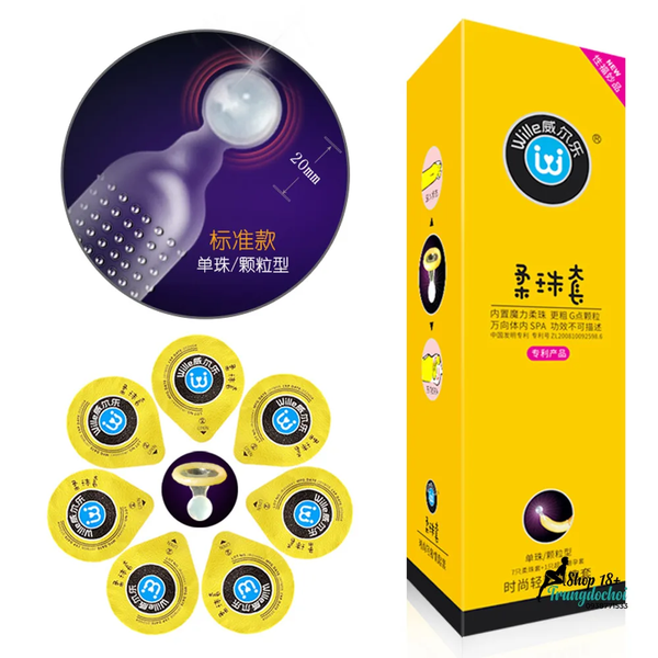 Bao Cao Su Gai Wille 1 Bi Hộp 7 Cái: Gói Riêng Từng Chiếc, Để Dành Dùng Lâu