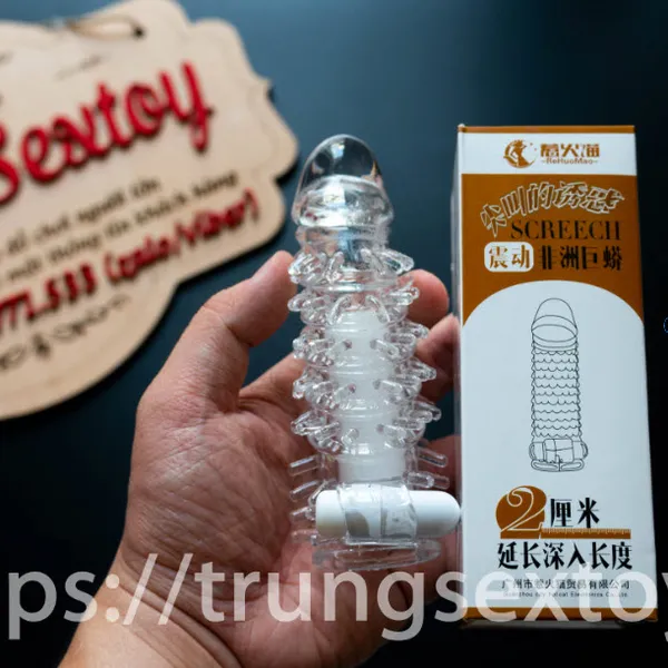 Bao cao su đôn dên nhiều gai gân nổi max sung sướng