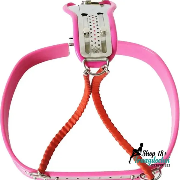 Đai Trinh Tiết Nữ Thép Không Gỉ Viền Silicone 2 Loại Tấm Chắn