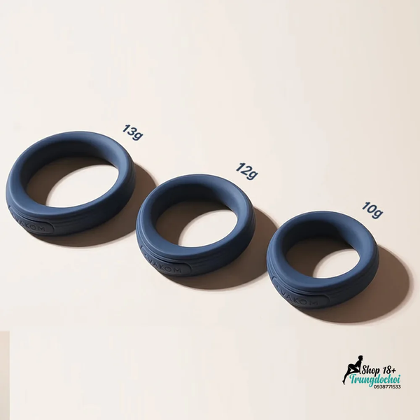 Bộ 3 Vòng Đeo Dương Vật Svakom Triooo Ba Cỡ 28, 34, 40mm Để Tìm Đúng Độ Ôm