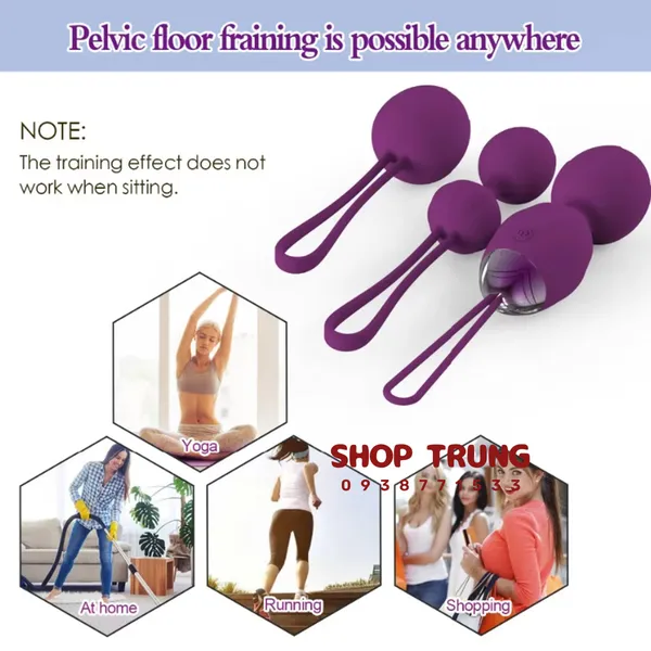Bộ Bóng Kegel Rung Y Love Bí Quyết Sàn Chậu Khỏe 