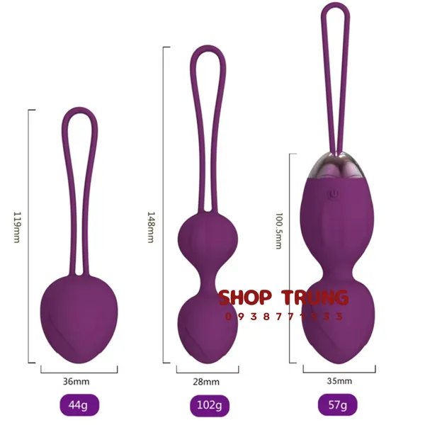Bộ Bóng Kegel Rung Y Love Bí Quyết Sàn Chậu Khỏe 