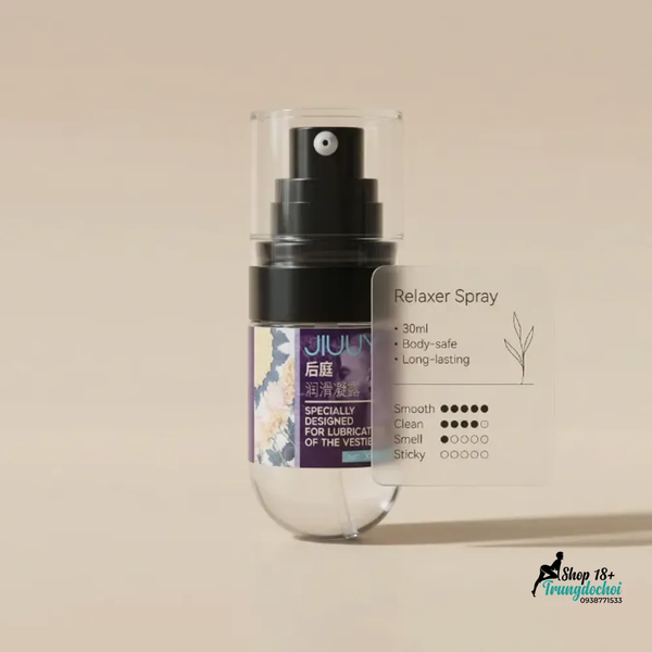 Bộ Gel Bôi Trơn Và Xịt Thư Giãn Hậu Môn JIUUY: Chuẩn Bị Chậm Rãi Cho Lần Đầu