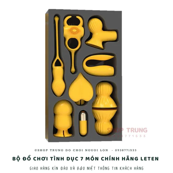 Bộ đồ chơi hàng chính hãng Leten 7 món dành cho các cặp đôi