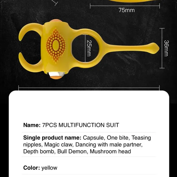 Bộ đồ chơi hàng chính hãng Leten 7 món dành cho các cặp đôi