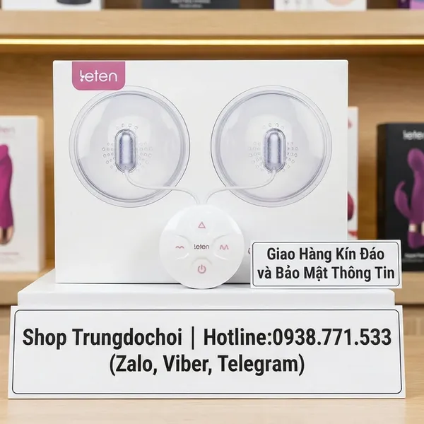 Bộ Mát Xa Nhũ Hoa, Vùng Kín Điều Khiển Từ Xa Kích Thích Đồng Thời, Trọn Vẹn Cảm Xúc Đôi Ta