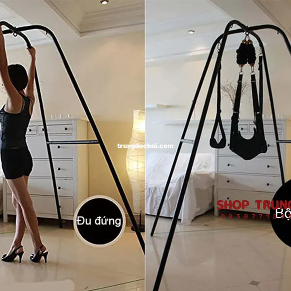 Khám Phá Cung Bậc Đam Mê Mới với Bộ Xích Đu BDSM Cao Cấp