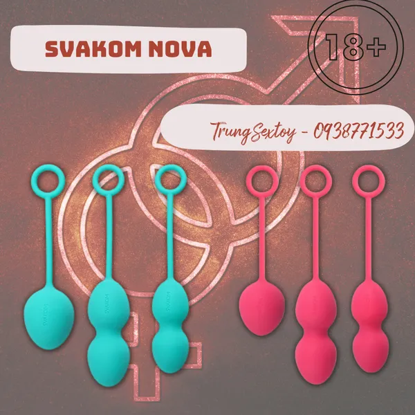 Bóng tập se khít âm đạo SVAKOM Nova chị em mê như “điếu đổ”