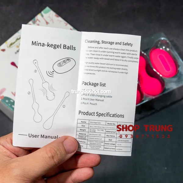 Bộ Bóng Tập Kegel MINA Bí Quyết Se Khít Tự Nhiên Cho Vùng Kín Khỏe Mạnh