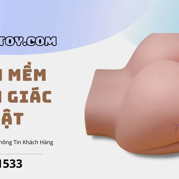 Búp bê tình dục bán thân chổng mông tư thế Doggy 4D như thật