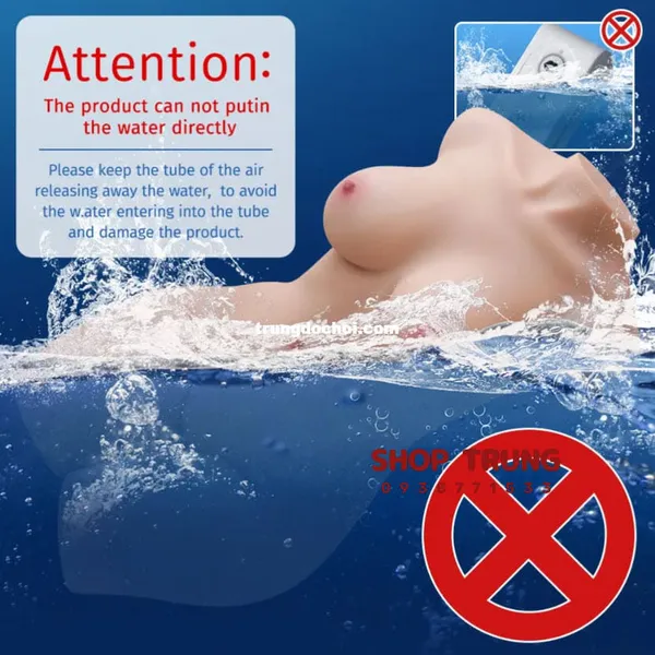 Búp bê tình dục bán thân rung hút như thật