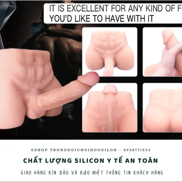 Búp Bê Tình Dục Bán Thân Nam Như Thật