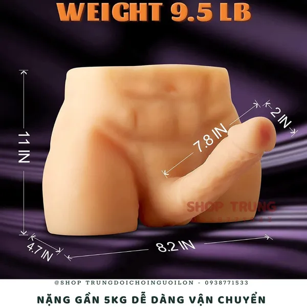 Búp Bê Tình Dục Bán Thân Nam Như Thật