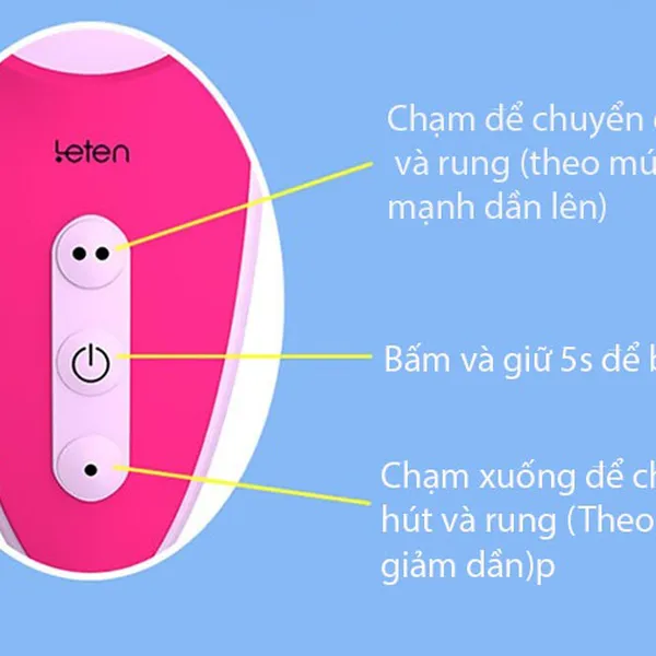 Cực phê với máy bú mút kèm trứng rung Leten