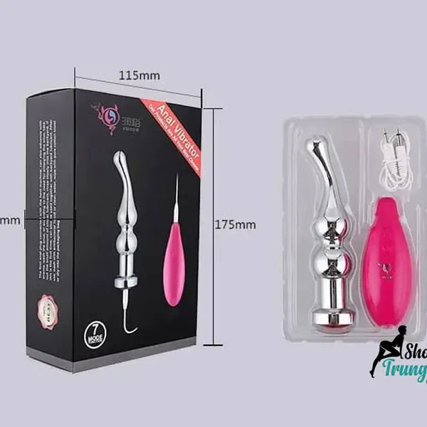 Cây Rung Kích Điện Hậu Môn Hợp Kim Nhôm Kích Thích Tuyến Tiền Liệt E-Stim