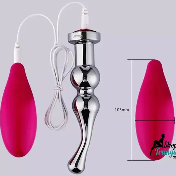 Cây Rung Kích Điện Hậu Môn Hợp Kim Nhôm Kích Thích Tuyến Tiền Liệt E-Stim