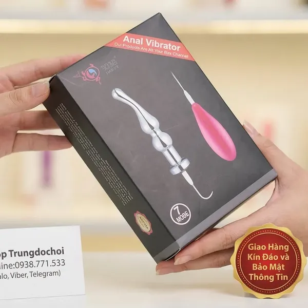 Cây Rung Kích Điện Hậu Môn Hợp Kim Nhôm Kích Thích Tuyến Tiền Liệt E-Stim