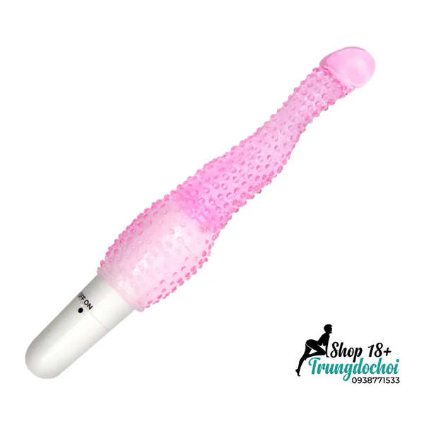 Cây Rung Nhám Mini Vibratoe Hồng Textured Bullet Vibrator