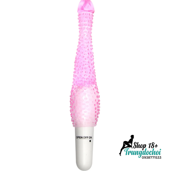 Cây Rung Nhám Mini Vibratoe Hồng Textured Bullet Vibrator